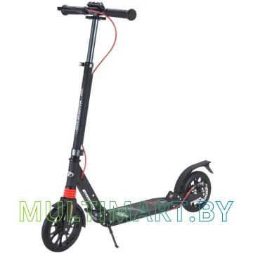 Самокат Tech Team City Scooter Disk Brake 2021 (черный/красный)